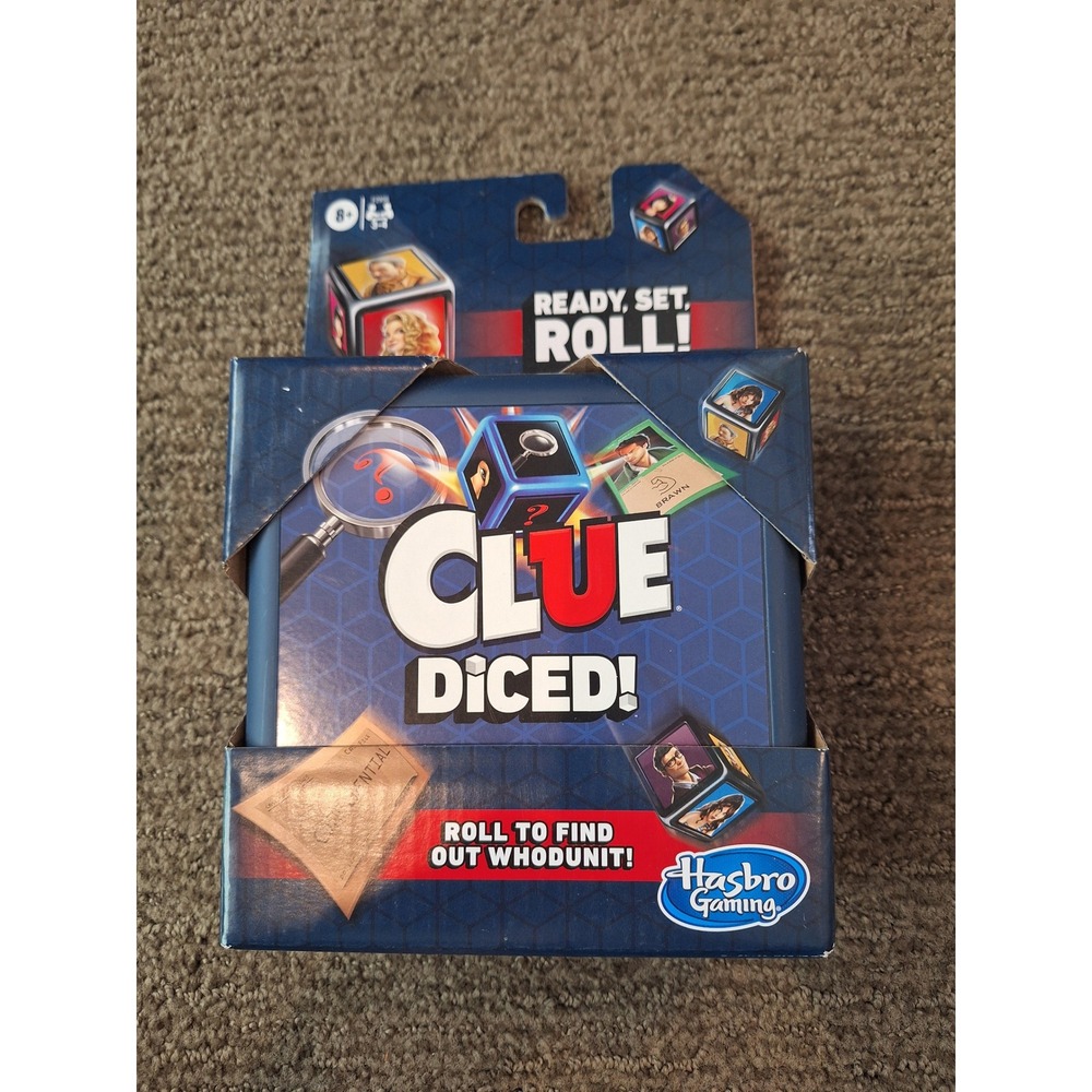 Hasbro Gaming Clue Diced! Travel Board Game Mystery Dice Game New